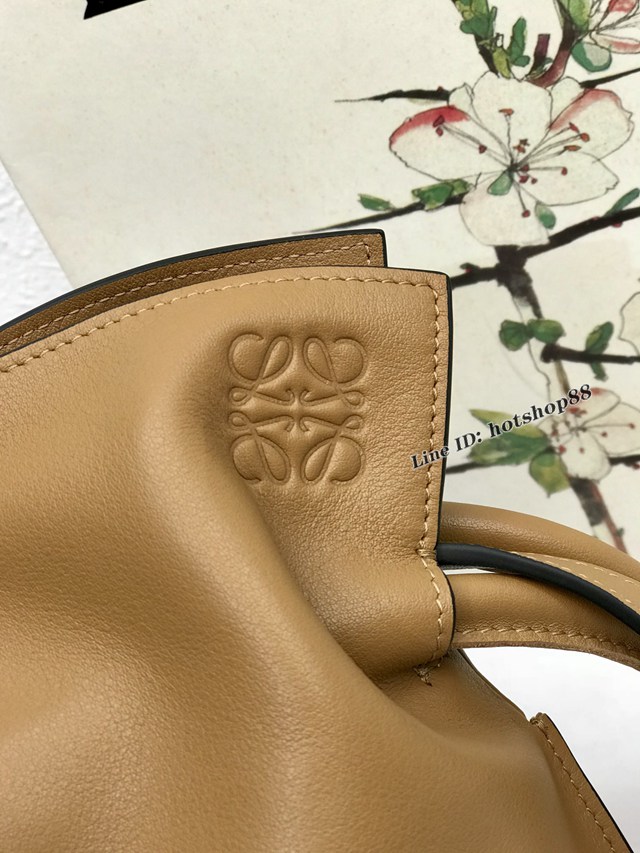 Loewe專櫃2022新款小牛皮肩背女包 羅意威Flamenco clutch系列升級版福袋大號 10856 lyw1152